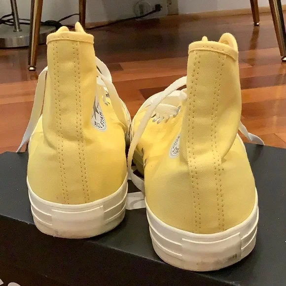 Converse Chuck Taylor Yellow Canvas Sneakers - Picture 3 of 4